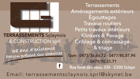 Terrassements Sclaynois et construction
