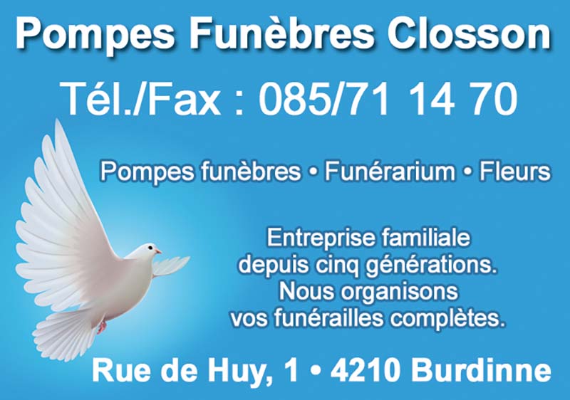 Closson Pompes Funèbres