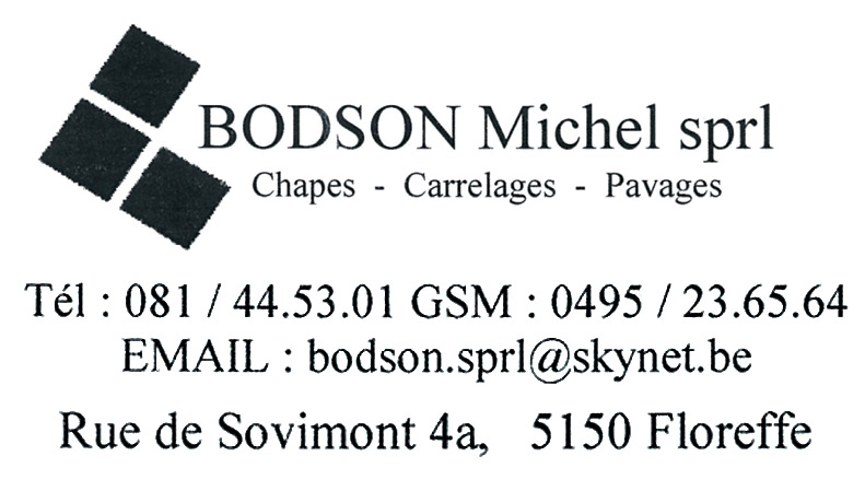 Entreprise Bodson Michel Sprl