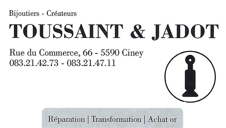 Bijouterie Toussaint & Jadot Sprl