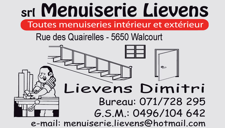 Menuiserie Lievens Srl