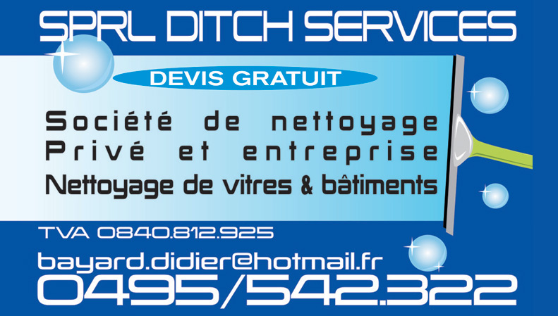 Ditch Services Sprl