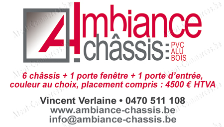 Ambiance Châssis Scrl