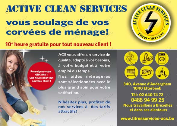 Active Clean Services Plus Sprl